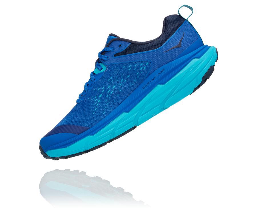 Trail Shoes Mens - Hoka One One Challenger ATR 6 - Blue - PKZHRNX-53